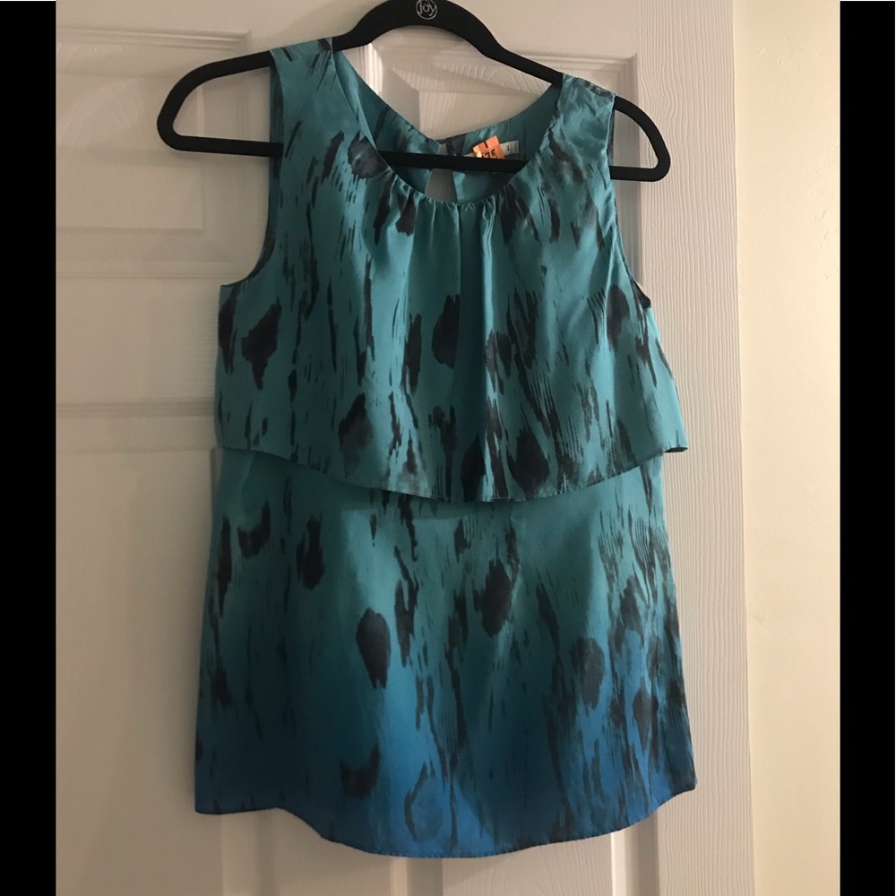 CAbi Silk Blouse Size Small